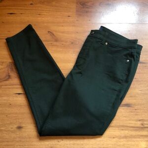 EUC Talbots forest green jegging jeans Size 12